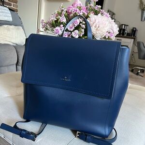 Kate spade blue backpack